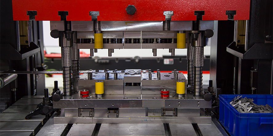 Press stamping machine for metal forming