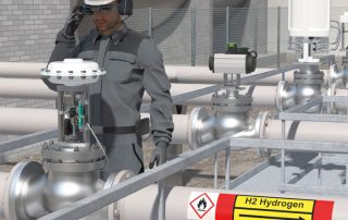 Valve monitoring and maintenance on hydrogen pipelines