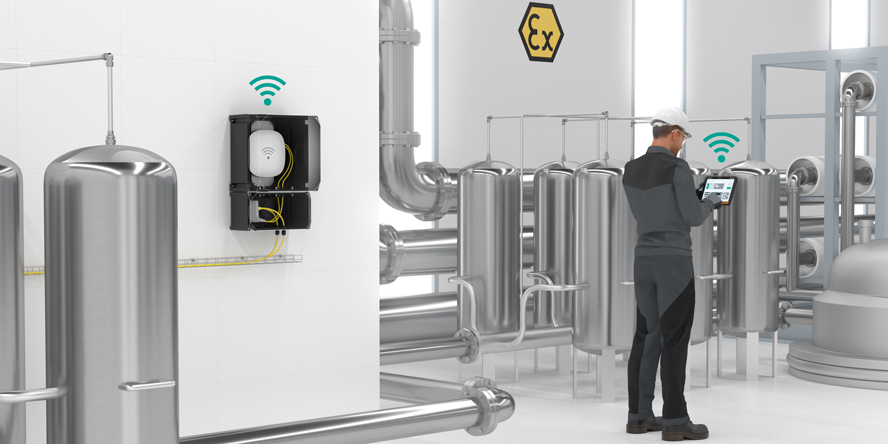 Industrial Wireless Access Points in Ex-Certified Enclosure Solutions
