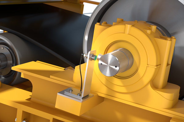 inductive sensors in mining, detection position of belt speed at stockyard machine