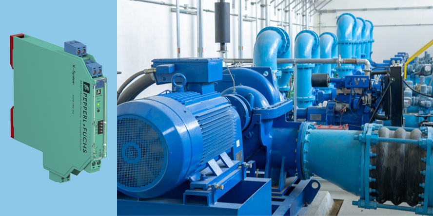 KCD2-VR4-Ex1 voltage repeater for condition monitoring in thermal power plant