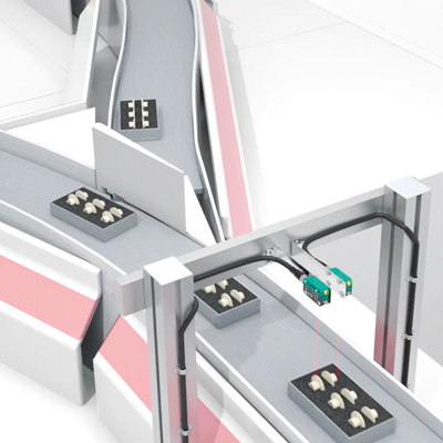 Quality control in packaging with R10x photoelectric sensors