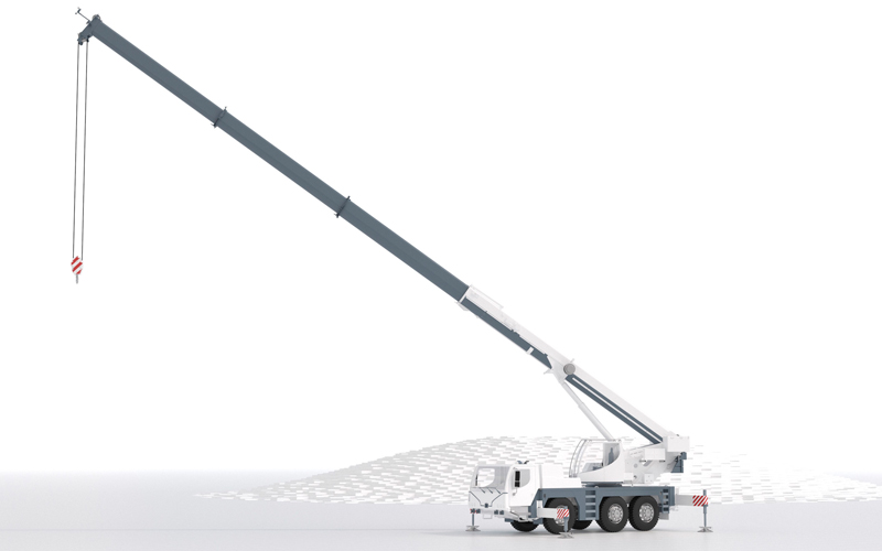 Inductive_safety_sensors_application_mobile_crane_boom_extension safe monitoring of boom arm extension on mobile cranes, Pepperl+Fuchs inductive safety sensors