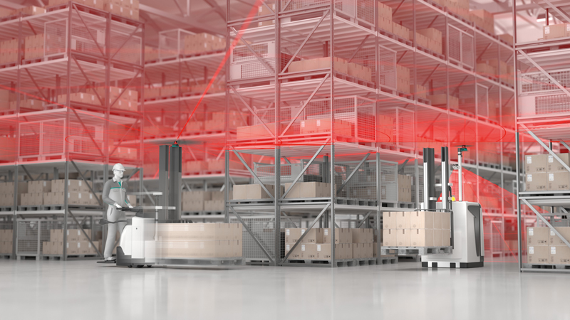 The Hardware Timestamp function of the R2000 LiDAR sensor enhances the stability of SLAM (Simultaneous Localization and Mapping) and navigation algorithms in AGV and AMR navigation.