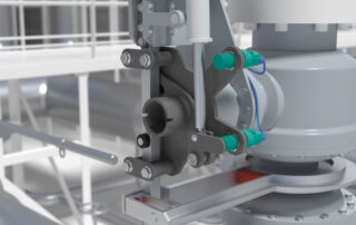 NAMUR output sensors in valve monitoring application